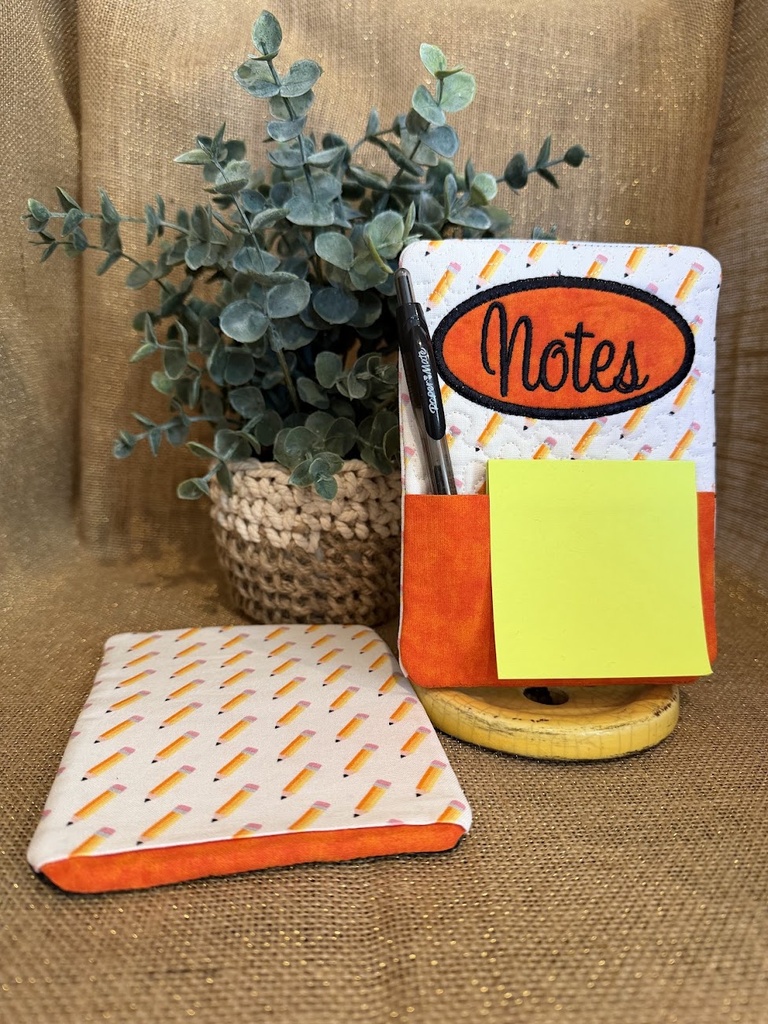 "Notes" Stand (Pencils with Orange)